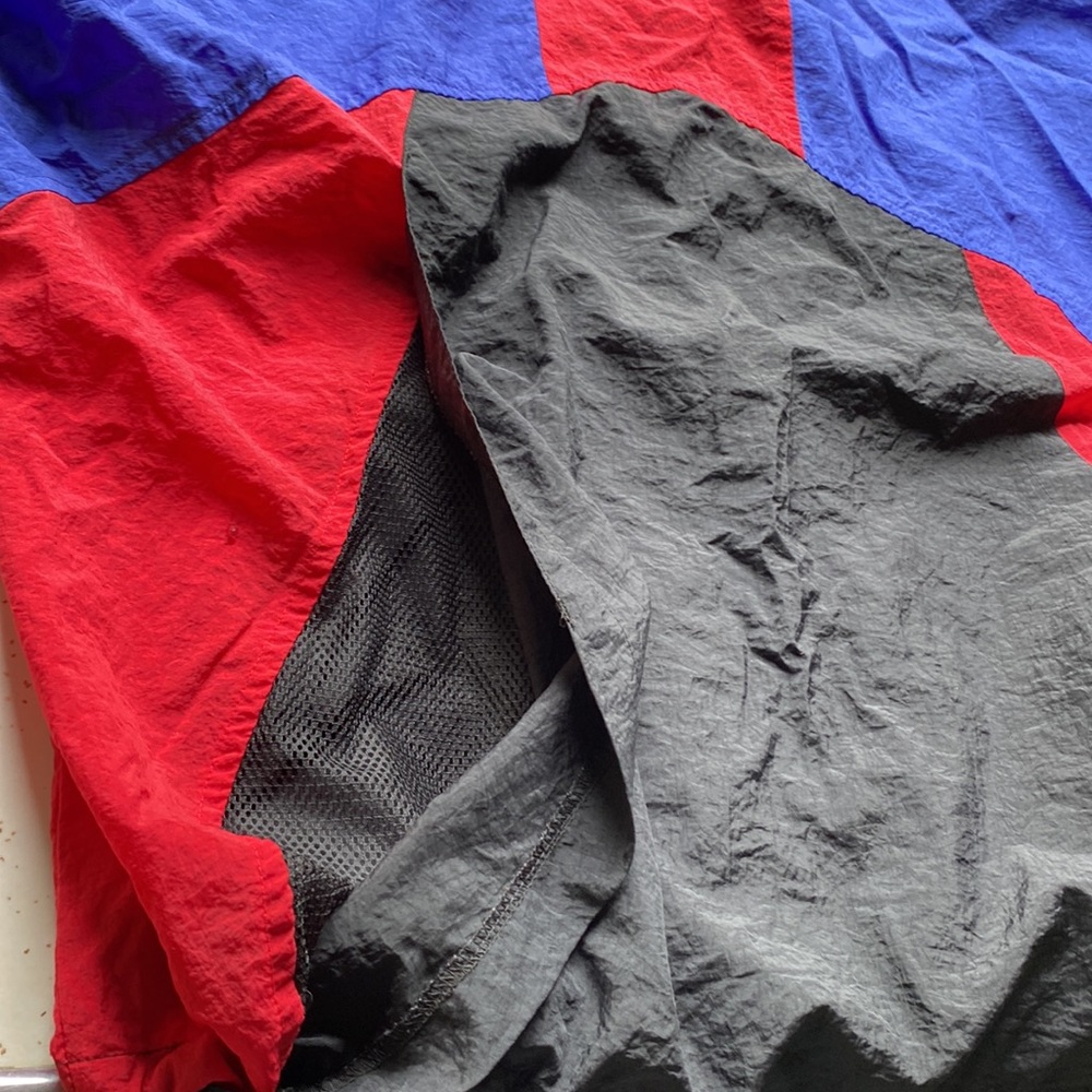 Vintage Nike Gray Tag Spellout Windbreaker Vented Size Medium - Picture 10 of 13